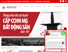 Tablet Screenshot of doanhchu.com